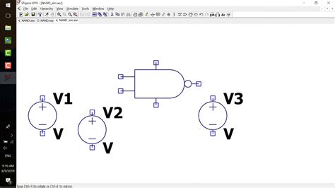 Lecture 12 Create Symbols Of Nand And Nor Gates In Ltspice M2 V6 Youtube