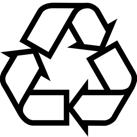 White Recycle Logo Png