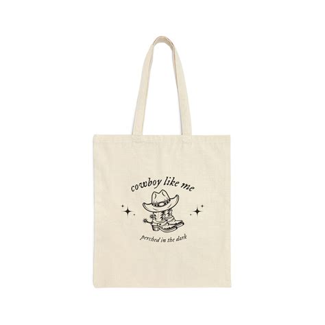 Cowboy Like Me Tote Evermore Tote Bag Taylor Swiftie Merch Etsy Tote Bag Tote Bags