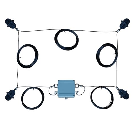 10 meter Quadloop antenna including 1:2 BalUn DIY kit - HF kits