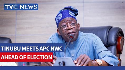 Watch Bola Tinubu Campaign Council Meet Apc Nwc Ahead Presidential