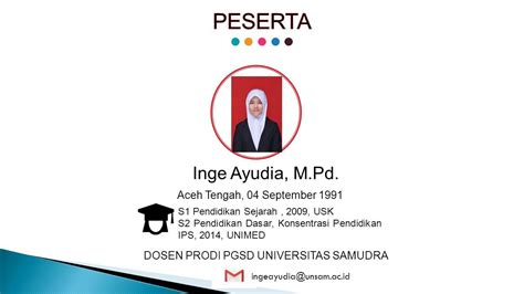 Inge Ayudia M Pd NDH 433 UNIVERSITAS SAMUDRA Pemanfaatan Sistem