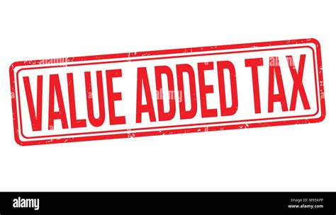 Value Added Tax Stock Vector Images Alamy