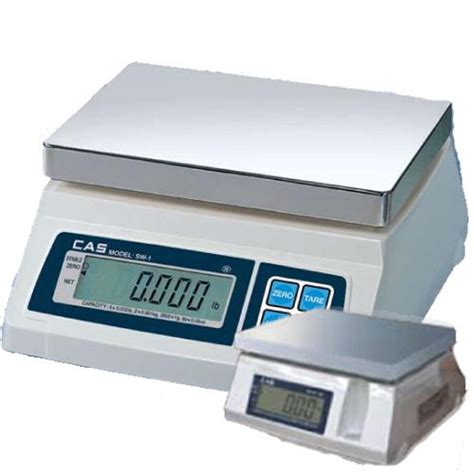 CAS SW 1 20 Portable Digital Scale 20 Lb X 0 01 Lb Legal For Trade