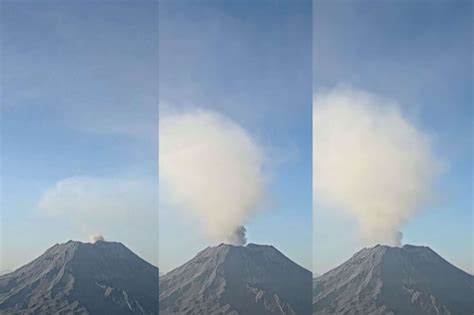 Limmense Volcan Péruvien Ubinas Est Au Bord De Lexplosion