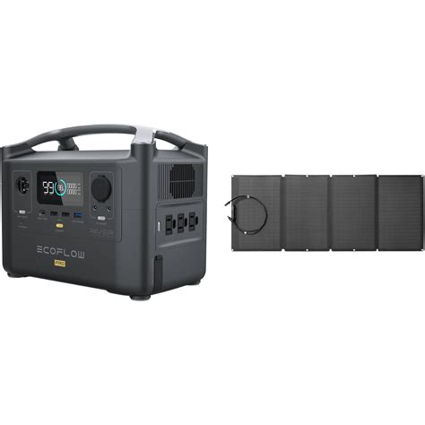 Ecoflow River Pro Portable Power Station And W Solar Panel