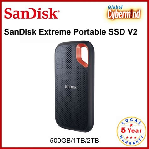 Sandisk Extreme Portable Ssd V2 E61 500gb 1tb 2tb Brought To You By Global Cybermind