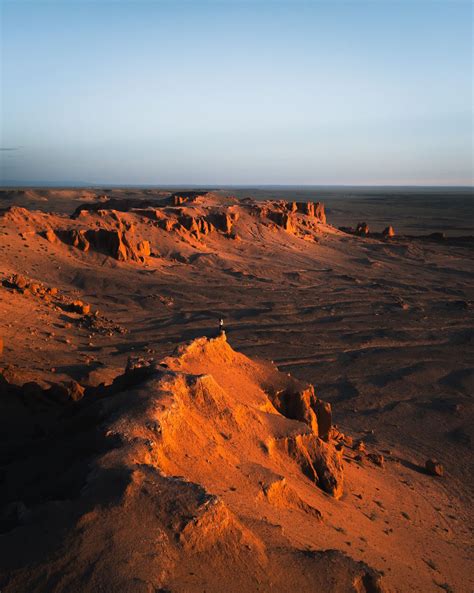 Flaming Cliffs, Bayanzag Overview Lookout, Mongolia