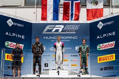 Hungaroring Martinius Stenshorne Returns To The Top Formula Regional