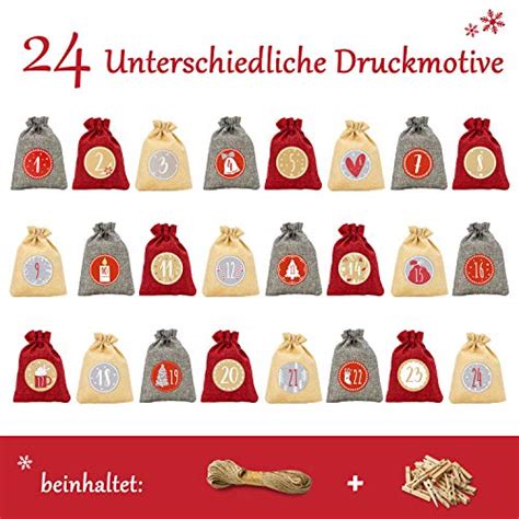 Adventi Adventskalender Zum Bef Llen St Ck Weihnachtskalender