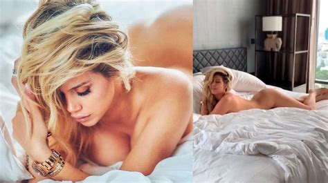 Al desnudo Wanda Nara mostró el backstage de sus fotos sin ropa