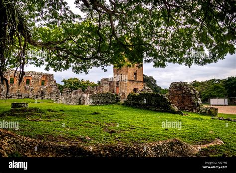 Ruins of Panama Viejo - Panama City, Panama Stock Photo - Alamy