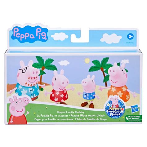 Peppa Pig Toys Peppa's Family Holiday Figures