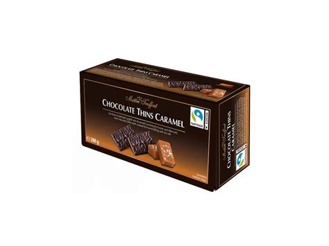 Maitre Truffout Chocolate Thins Caramel 200gx16 Premier Polmarex