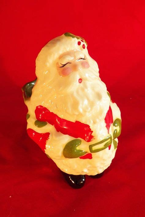 Vintage Santa Claus Planter Vintage Christmas Santa Ceramic