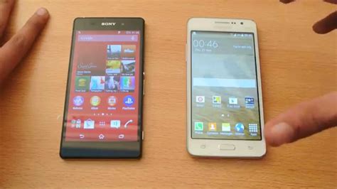 Samsung Galaxy Grand Prime Vs Sony Xperia Z Review Hd Youtube