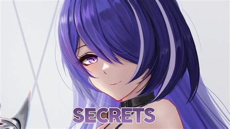 Nightcore Secrets Lyrics Youtube