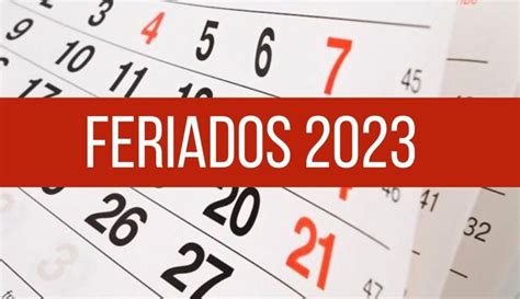 Calendário de Feriados de 2023