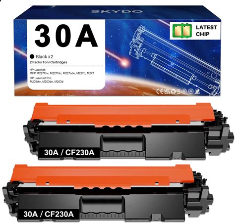 Skydo Compatible 30a Cf230a Toner Cartridge Replacement For Hp 30a Cf230a 30x Cf230x