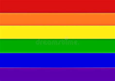 LGBTQ Flag Illustration. Symbol of the Lgbt Community in the Colors of ...