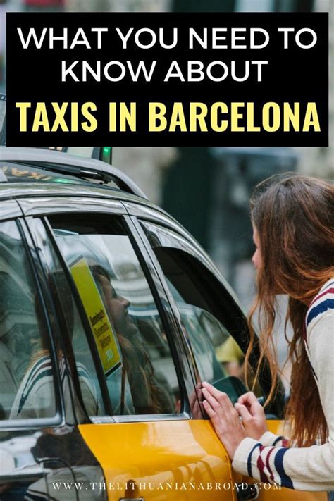 Everything You Need To Know About Grabbing A Cab In Barcelona Spain