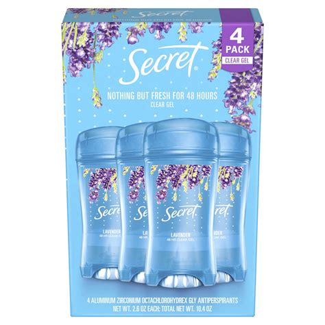 Secret Fresh Antiperspirant And Deodorant Clear Gel Lavender 2 6 Oz