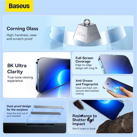 Iphone Max Pro Max Baseus All Glass Corning