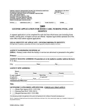 Fillable Online Ncdhhs Ncdhsr Dme Permit Application Form Fax Email