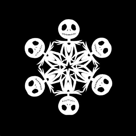 Jack Skellington Snowflake Template Pdf Advanced Moflakes