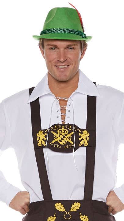 Classic German Lederhosen Costume Belgian Mens Oktoberfest Costume