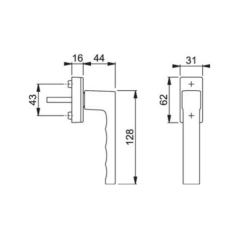 Maner Fereastra Hoppe Toulon Secustik Tija Variabila 7 32 42 Mm