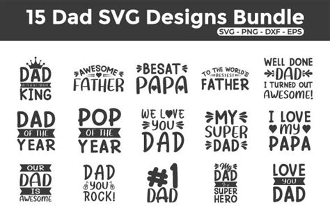 Father S Day Svg Designs Bundle 0003 Graphic By Chow Nazamur Rahman · Creative Fabrica