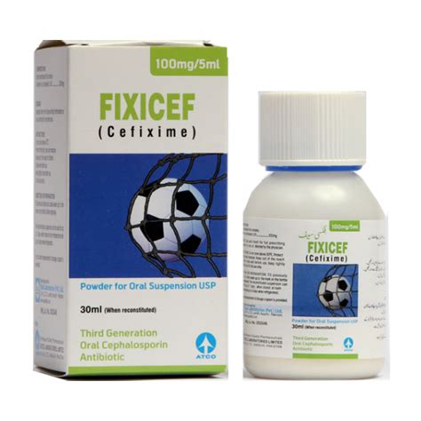 Fixicef 100mg 5ml Syp Super Health