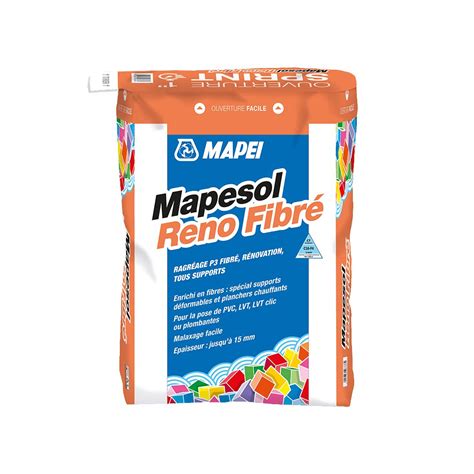 MAPEI Ragréage fibré Mapesol reno fibre sac de 25 kg 0133425 Dispano