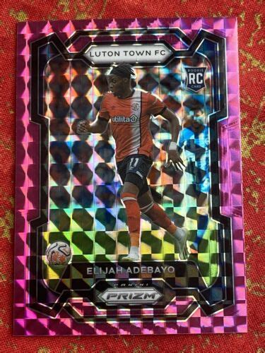 Panini Prizm Premier League Elijah Adebayo Pink Mosaic