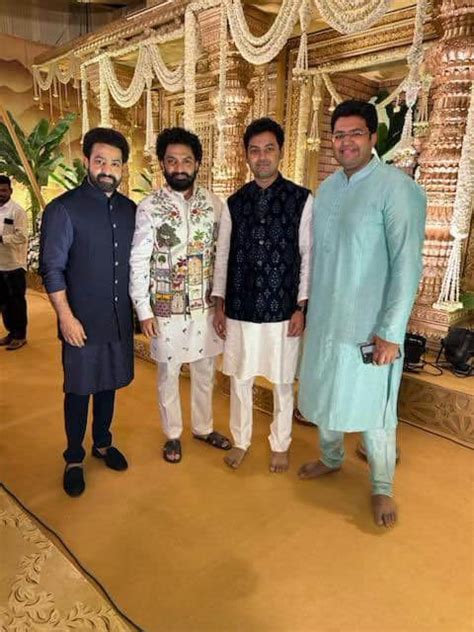 Photos Suhasini S Son Wedding Cbn Nbk And Jr Ntr Attend