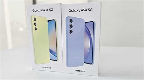 Samsung Galaxy A54 5g Galaxy A34 5g Unboxing And First Impression