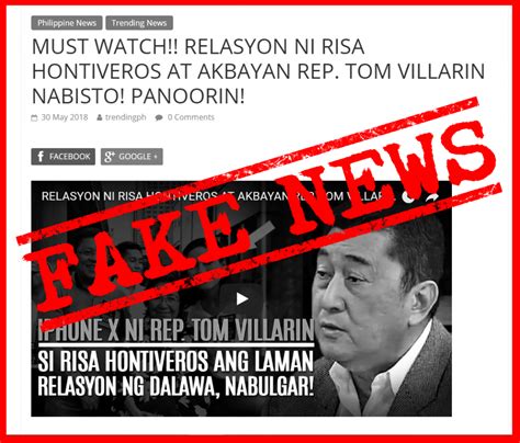 VERA FILES FACT CHECK Impostor Site Posts FAKE NEWS Claiming Actor The