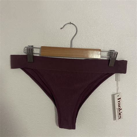 Frankies Bikini Bottoms Purple Plum Color New With Depop
