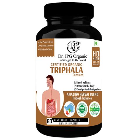 Triphala Capsules Buy Online Gm Dr Organic