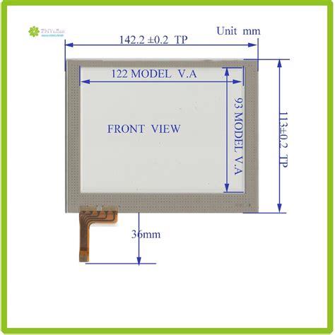 ZhiYuSun 142mm 113mm TR5 057F sensor táctil nuevo 5 7 pulgadas 5