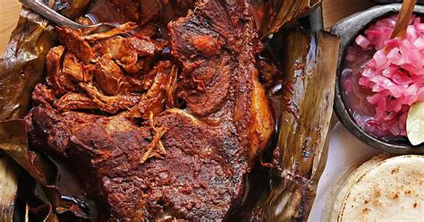 Cochinita Pibil Yucatán Style Barbecue Pork Smoked In Banana Leaves [oc][2400x2400] Imgur