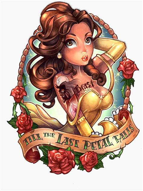 Till The Last Petal Falls Sticker For Sale By Tim Shumate Disney