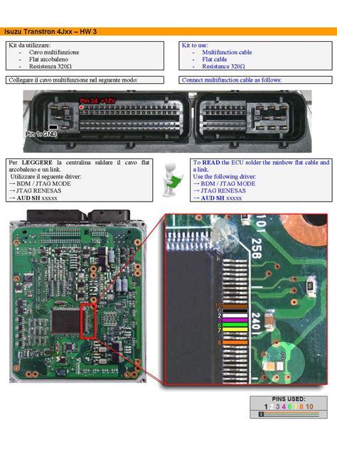 Isuzu Transtron Jxx Read Write By Kt Ecu Programmer