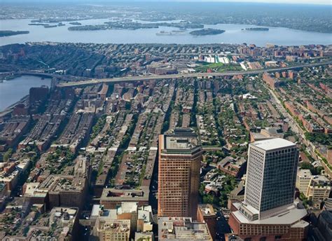 Premium AI Image | Boston aerial view