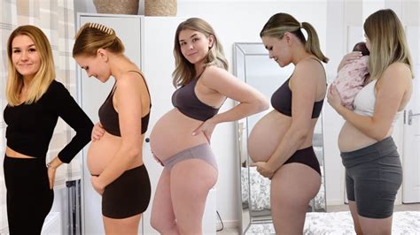 Pregnancy Transformation Week By Week Weeks Pregnant To Weeks