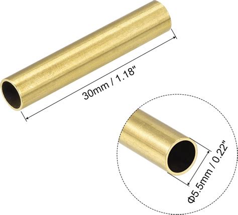 Sourcing Map Brass Tube 5 5mm OD 0 5mm Wall India Ubuy