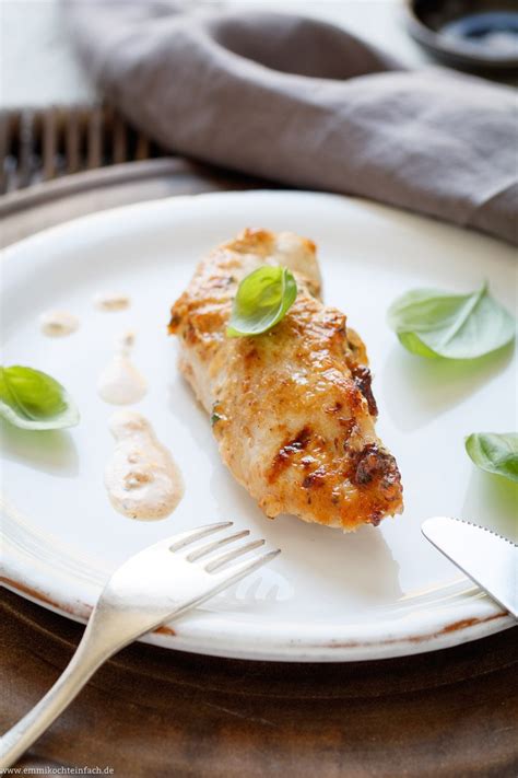 Sahne H Hnchen Mit Mozzarella Emmikochteinfach