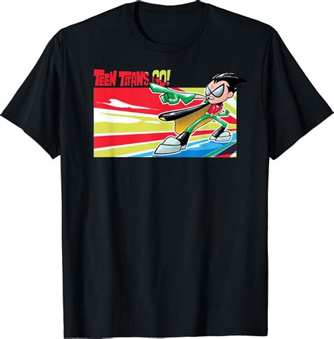 Dc Comics Teen Titans Go Robin Pointing Portrait T Shirt