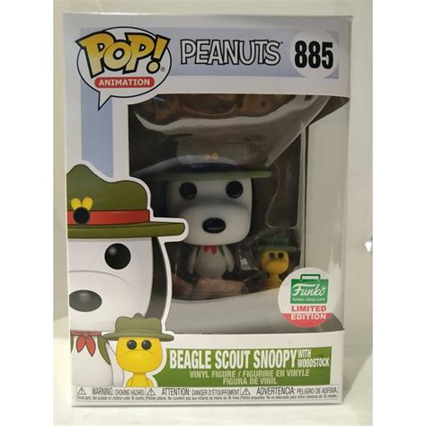 Funko Pop Peanuts Beagle Scout Snoopy With Woodstock Funko